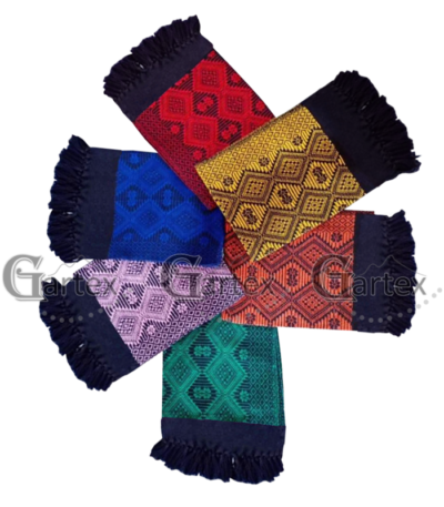 Rebozo artesanal mexicano, tejido con algodón y lana, ideal para cualquier ocasión