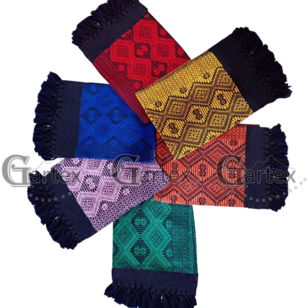 Rebozo artesanal mexicano, tejido con algodón y lana, ideal para cualquier ocasión